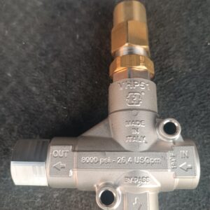 Регулировочный клапан VHP51 вход 1/2"г, выход 1/2"г; By-pass 1/2"г 100 л/мин 550 бар