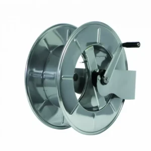 Барабан ручной для рукава 130м. 1/4" (нерж.)3/8"ш.1/2"г. 1000 бар